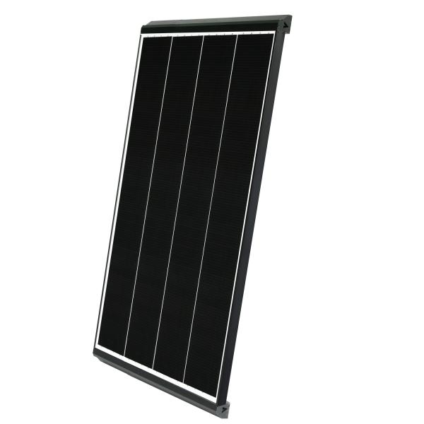 【太陽光パネル100W ・RV車載 キャンピングカー用　ソーラーパネル】パラレルブラック 全並列ソー...