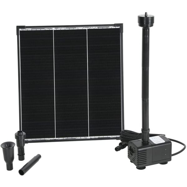 GWSOLAR 曇天に強い!  ソーラーポンプ セット 30W太陽光パネル 流量1800L/H 揚程...