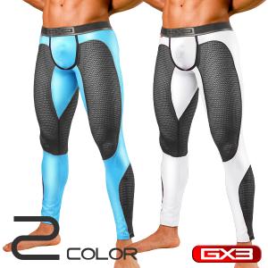 GX3/ジーバイスリー WEAR-GLOSS NEON- メッシュ ロングスパッツ
