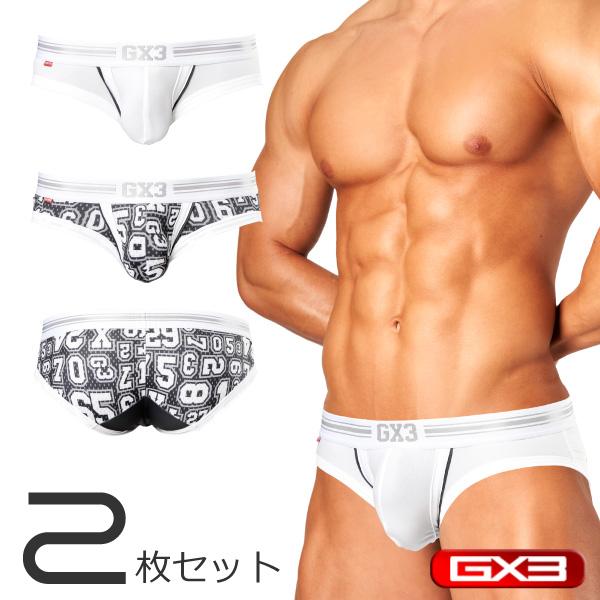 2枚パンツセット GX3/ジーバイスリー GLOSS SPORTS モノトーン ブリーフパンツ