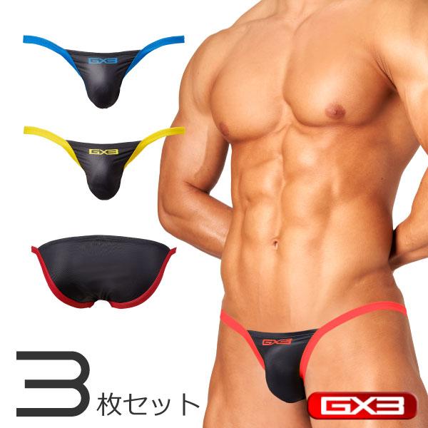 【3枚パンツセット】GX3/ジーバイスリー GLOSS TOUCH DX BLACK スパイシー ビ...