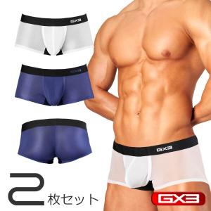 2枚パンツセット GX3/ジーバイスリー AIRSKIN ベーシック ボクサーパンツ｜gx3