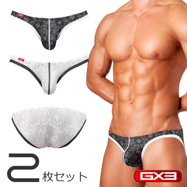 2枚パンツセット GX3/ジーバイスリー WESTERN ペイズリー Vビキニ