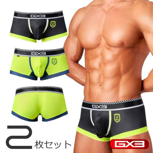 2枚パンツセット GX3/ジーバイスリー PROFESSION POLICE ボクサーパンツ