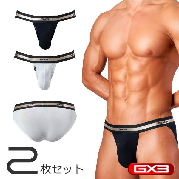 2枚パンツセット GX3/ジーバイスリー PRIME SKIN BLACK マイクロビキニ