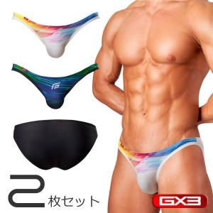 【2枚パンツセット】GX3/ジーバイスリー GLOSS NEON GRAPHIC ウルトラVビキニ#NP15｜GX3