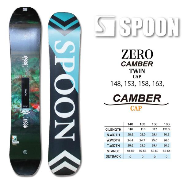 スノーボード ボード 板 SPOON ZERO 2022. ニューモデル メンズ ローキャンバー ツ...