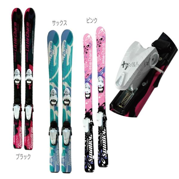 スキー ジュニア キッズ SWALLOW LITTLE CHARM  Jr. ビィンディング セット...