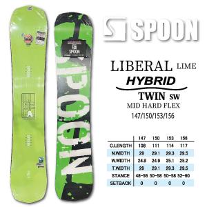 スノーボード スノボー 板 SPOON LIBERAL 2024 モデル メンズ