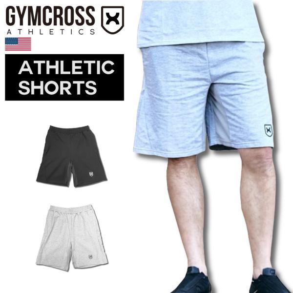 フィットネスウェア ハーフパンツ メンズ GYMCROSS  ジムクロス トレーニング スウェット ...