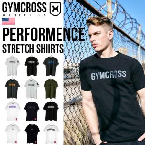 フィットネスウェア 半袖Tシャツ ラグランスリーブ メンズ GYMCROSS (ジムクロス) トレーニング gc-ss1｜gymcross7x