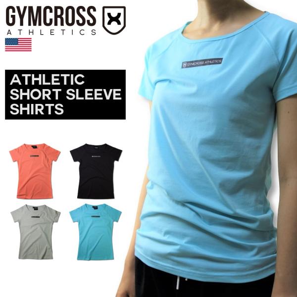 GYMCROSS  ジムクロス  ラグランスリーブ半袖Tシャツ ストレッチ ヨガ トレーニング フィ...