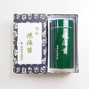 丸缶 焼き海苔（並緑缶） 八つ切り全形40枚　常温便｜gyogun