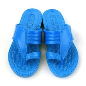 ギョサン　レディース・ジュニア　Ｌ（23cm）ベンハー　プール仕様　コバルトブルー　（PEARL　パール　ビーチサンダル　日本製）　