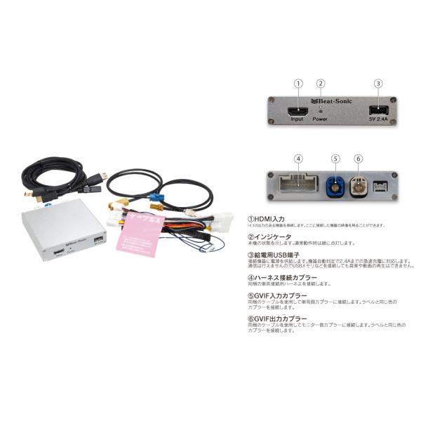 ビートソニック HVXT05 220系クラウンH30/06-R02/11前期用HDMI入力アダプター