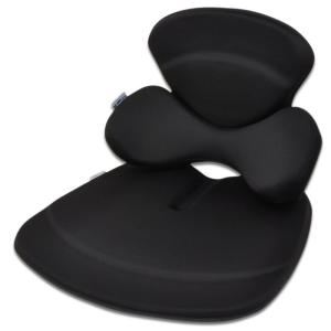 【在庫有】エクスジェル EXGEL ADK-51-BK+ADK-61-BK【バッククッションとシートクッションのセット】【カラー：ブラック】　