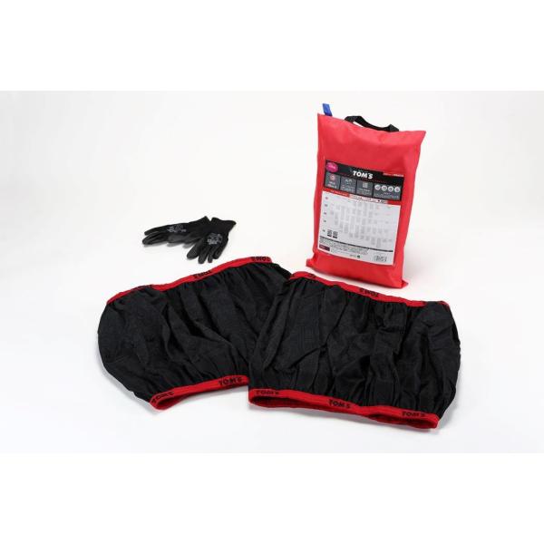 トムス 08331-TS062 スノーソックス 布製タイヤチェーン サイズ62 ISSEスーパータイ...