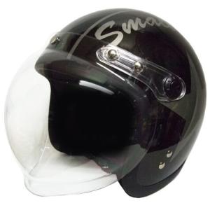 石野商会●SJ308BSTーBK ヘルメット●ジェットヘル３０８ＢＳＴ−ＢＫ／ＢＫＳＧ規格取得で安心安全なバイク用ヘルメット  4937641068433｜gyouhan-shop