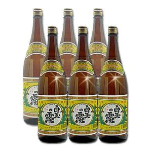 ≪ダンボール配送≫白玉の露 1800ml 25度 ６本セット【送料無料】≪包装のし不可≫【白玉醸造】【常温便限定】｜ビッグリカーズヤフー店