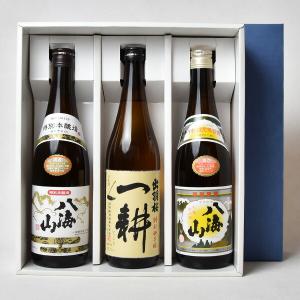 八海山〔特別本醸造〕・ 出羽桜一耕〔特別純米酒〕・八海山〔普通酒〕(720ml×3)〔ギフト箱M付〕【□】【冷1】