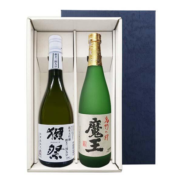 獺祭 39 三割九分と魔王のセット（720ml×2）〔ギフト箱K付〕（だっさい）【□】【冷1】
