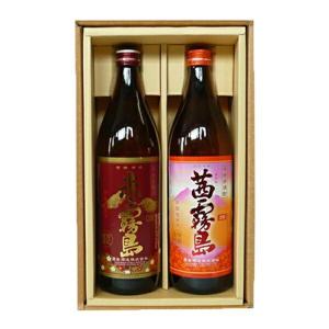 赤霧島と茜霧島（900ml×2）〔ギフト箱K付〕【霧島酒造】【□】【常温便】｜gyoumu-net-osake