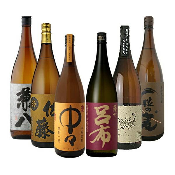 兼八・佐藤麦・中々・呂布・黒さそり・一粒の麦★【1800ml×6本】【送料無料】≪包装のし不可≫【常...