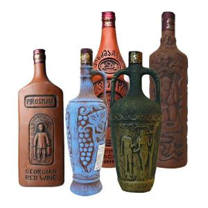 【送料無料】750ml5本 キンズマラウリ陶器・サペラヴィクヴェヴリ陶器・ピロスマニ陶器・サペラヴィ陶器・クヴァレリ陶器【常温便限定】｜gyoumu-net-osake