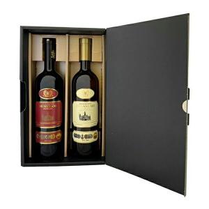 ジョージアワイン（グルジアワイン）750ml×2本セットムクザニ（赤）・ツィナンダリ（白）〔ギフト箱KB付〕【□】｜gyoumu-net-osake