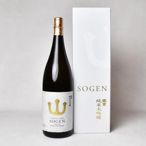 【製造2025年11月】SOGEN SAMURAI QUEEN　宗玄　純米大吟醸　1800ml〔化粧箱付〕【□】【送料無料】【常温便限定】