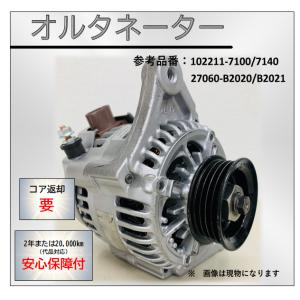 ハイゼット ダイナモ オルタネーター 102211-7150 12V65A 在庫確認