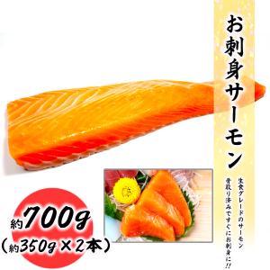 クーポンで最大15,000円OFF お刺身サーモン 生食用 600g~800g 骨なしロイン 料理店でも使われる一品 真空処理済み お取り寄せ 食品 冷凍便 プロ愛用 業務用