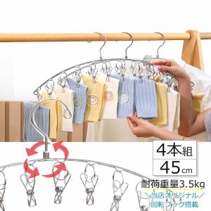 KUENTAI（くうえんたい） ステンレスハンガー 10ピンチ 2本セット 洗濯