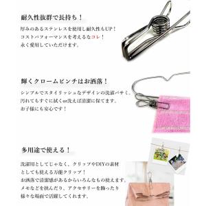 洗濯バサミ ステンレス 20個セット 5.5c...の詳細画像4