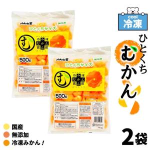八ちゃん堂 冷凍ひとくちむかん 500g×2 冷凍みかん 皮むき 外皮むいた スイーツ アイス ギフト ダイエット 国産 みかん フルーツ SC 「冷凍ひとくちむかん」｜美味しさギュ!ここだけ