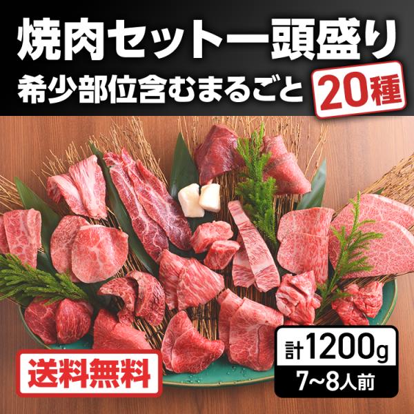 牛肉 焼肉  国産 お取り寄せ 20種セット 1.2kg (60g×20種) 7〜8人前 詰め合わせ...