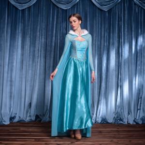 アナと雪の女王 エルサ ドレス コスプレ 衣装 大人用 ハロウィン 仮装 レディース コスチューム
