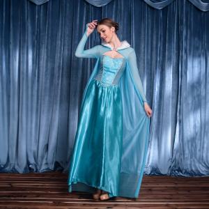 アナと雪の女王 エルサ ドレス コスプレ 衣装...の詳細画像1