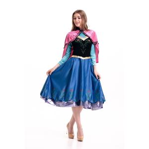 アナ コスプレ衣装 ドレス レディース 仮装 ...の詳細画像1