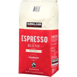 コストコ COSTCO カークランド　スターバックス　エスプレッソブレンドコーヒー　豆　1.13kg｜H&R-Yahoo!店