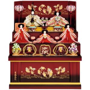 吉徳大光 15人 台段雛飾り キャラクターひな人形 ハローキティ