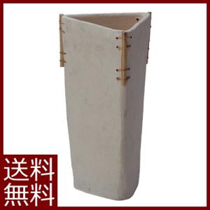 傘立て アンブレラスタンド 陶器製 透かし彫りアート ブラック モダン