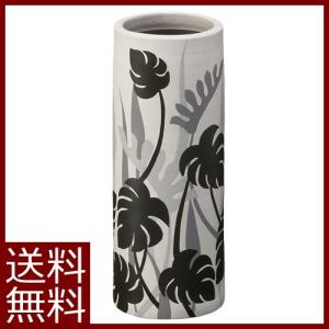 陶器製傘立て 傘立て 陶器アンブレラスタンド AUS-137 白色 丸型 玄関 カサ立て 新築