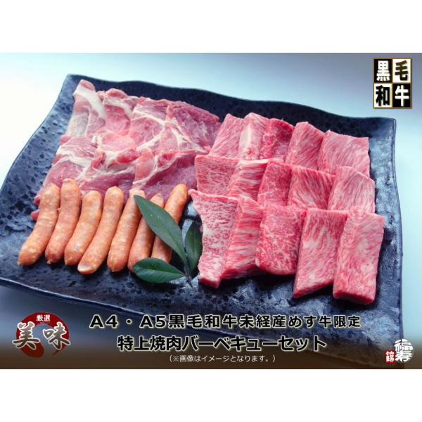 A4 A5 黒毛和牛 雌 牛 限定 特上焼肉 バーベキュー セット 2Kg