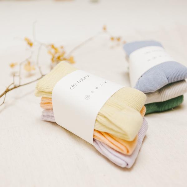 靴下 ソックス ソックスセット ベビー キッズ 子供服 韓国子供服 demarvi マルビ リブソッ...