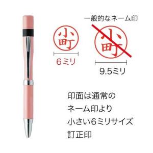 シャチハタ ネームペン 訂正印付 ボールペン ...の詳細画像3