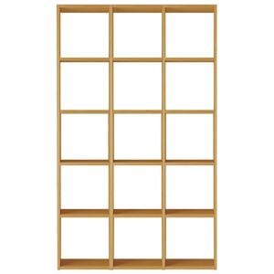 LOHACO - 無印良品 スタッキングシェルフセット 5段×3列 オーク