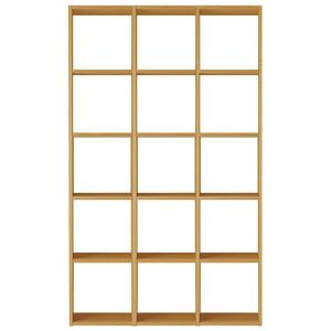 無印良品 スタッキングシェルフセット 5段×3列 オーク材 幅122×奥行28.5×高さ200cm 良品計画｜LOHACO 大型品グループ