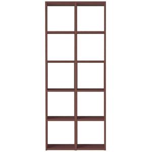 LOHACO - 無印良品 スタッキングシェルフセット 5段×2列 LOHACO - 無印良品 スタッキングシェルフセット 5段×2列