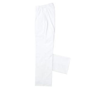 KAZEN レディススラックス 医療白衣 ホワイト S 163-20（直送品）｜LOHACO 直送品グループ1